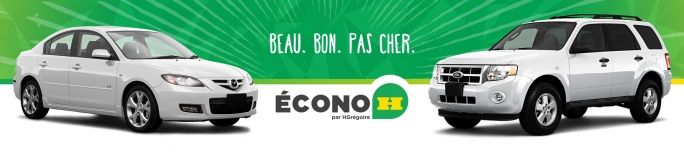 Soyez écolos avec HGrégoire Écono!